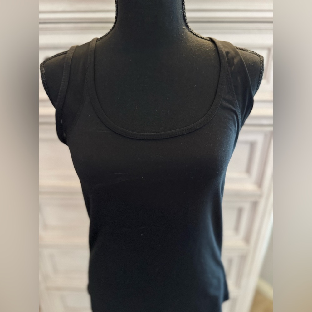 Gottex Black Tank Top - Open Back - Medium